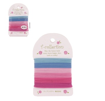 OZD/GUMKI DO WŁOSÓW KPL. 24szt. KOLOR (10/10/100)