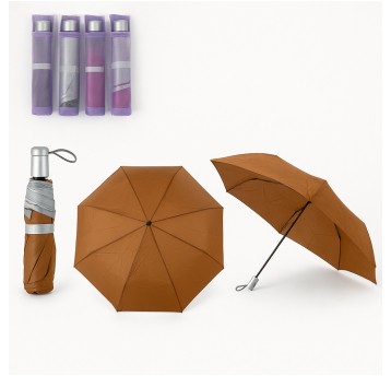 PARASOLKA SKŁADANA RĘCZNA DAMSKA Z POKR.100)*BR*