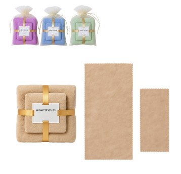 RĘCZNIKI z MIKRO Opak.2szt. 30x70/70x140cm.(/90)