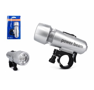 ROW/LAMPKA ROWEROWA na BATERIE 5 LED PRZ (50/200)