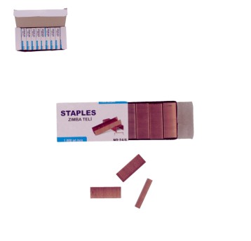 SZK/BIUROWE ZSZYWKI w PUDEŁKU 1000szt.- 24/6 (10)