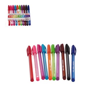 SZK/DŁUGOPIS KULKOWY RÓŻNE KOL BLI. 10szt.(24/288)