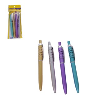 SZK/DŁUGOPIS METALIZOWANY Opak.4szt. (15/900)