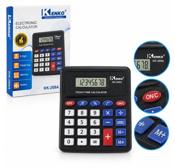 SZK/KALKULATOR 8 DIGIT KK-268A (100/200)