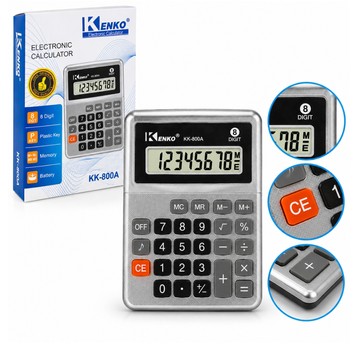SZK/KALKULATOR 8 DIGIT KK-800A (100/200)