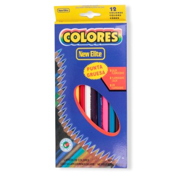 SZK/KREDKI OŁóWKOWE Opak.12szt. COLORES (12/240)