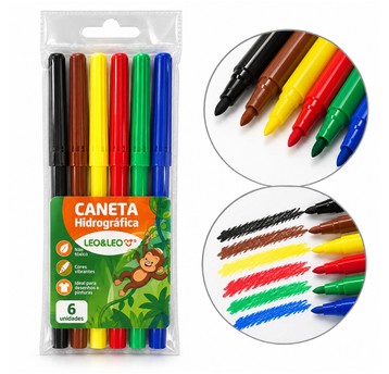 SZK/MAZAK, FLAMASTR Opak.6szt CANETA (24/480)