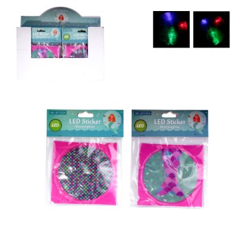 SZK/NAKLEJKA LED Wzór Syrena na baterie AG(24)