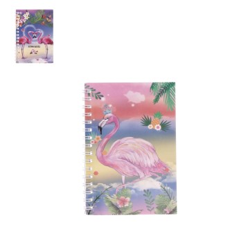 SZK/NOTES NA SPIRALI FLAMING MIX (10/480)