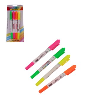 SZK/ZAKREŚLACZE 2 STRONNY BLISTER 4szt. (60/400)