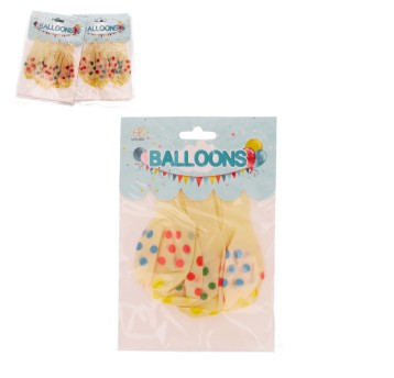 ZAB/BALON KREMOWY kpl.5szt (12/600)
