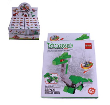 ZAB/KLOCKI DINOZAUR Kpl.33elem. AA069-46 (10)