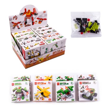 ZAB/KLOCKI POJAZDY TRANSFORM Mix. AA069-40(10)