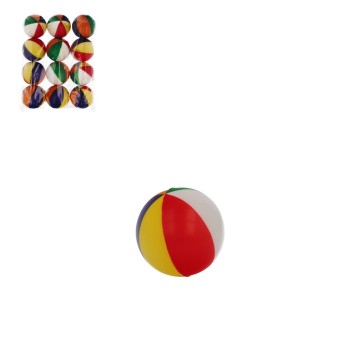 ZAB/PIŁKA PIANKOWA wzór TĘCZA śr.6cm (12)