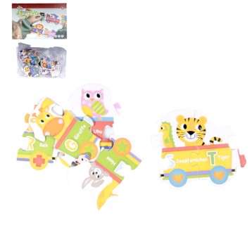 ZAB/PUZZLE POCIĄG 28 Elem. " ABC-ZUG " *BR*