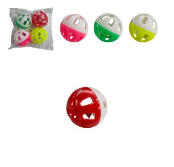 ZWI/ZABAWKA DLA ZWIERZĄT- KULKA GRZECHOTKA (4/500)